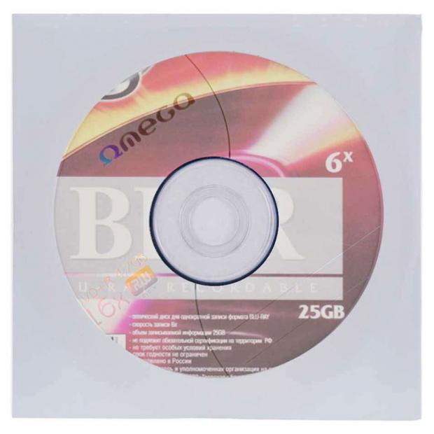 

Диск BD-R VS 25GB 6x