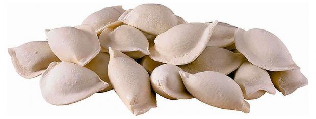 Вареники Шельф с картофелем 08-12 кг 1 упаковка 1кг 95₽