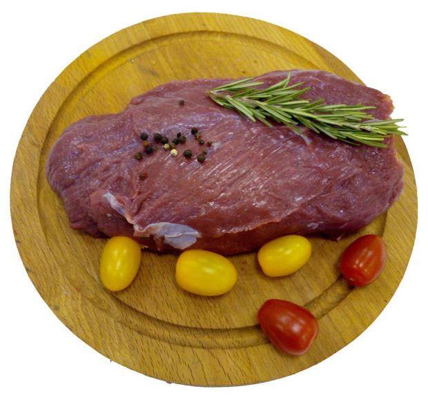 

Мякоть бедра Auchan Красная Птица телячья охлажденная (0,7-1 кг), 1 упаковка ~ 0,8 кг