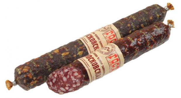 

Колбаса сырокопченая «ЕСТЪ» Московская (0,4-0,7 кг) , 1 упаковка ~ 0,5 кг