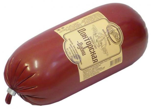 

Колбаса вареная «Дубки» Молочная (0,8-1,2 кг), 1 упаковка ~ 1 кг