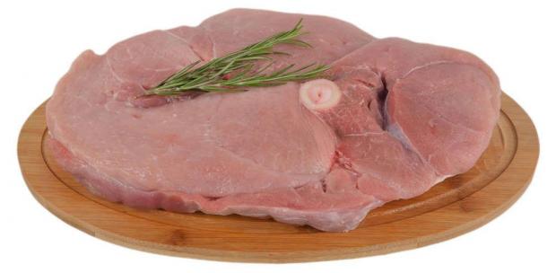 Тазобедренная часть АШАН свиная на кости охлажденная 09-12 кг 1 упаковка 1 кг 320₽