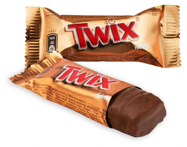 Конфеты шоколадные TWIX минис, вес