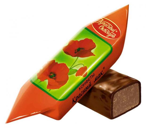 Конфеты Красный Октябрь Красный мак вес 399₽