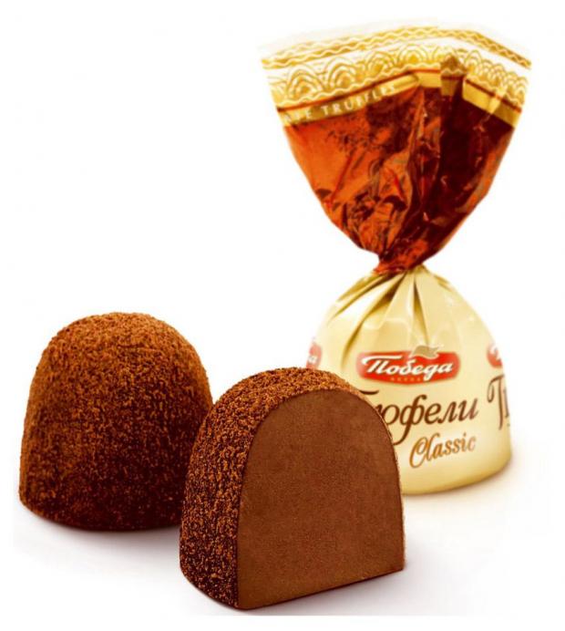 Конфеты шоколадные Победа Вкуса трюфели вес 499₽