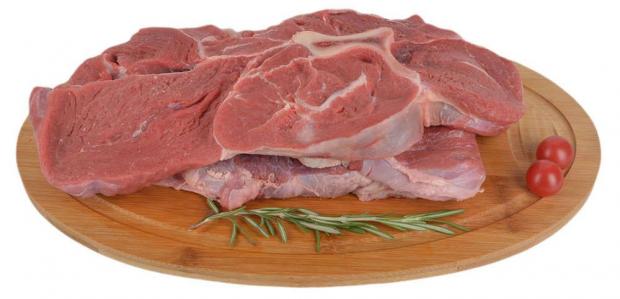 Лопатка говяжья АШАН на кости охлаждённая (0,7-1 кг), 1 упаковка ~ 0,8 кг