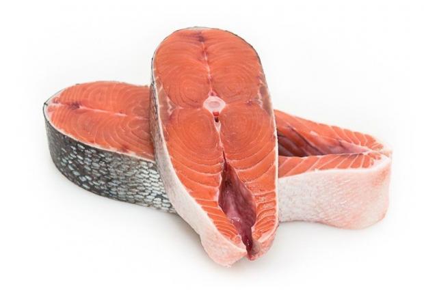 Стейк кеты Ultra Fish (0,8-1,2 кг), 1 упаковка ~ 1 кг