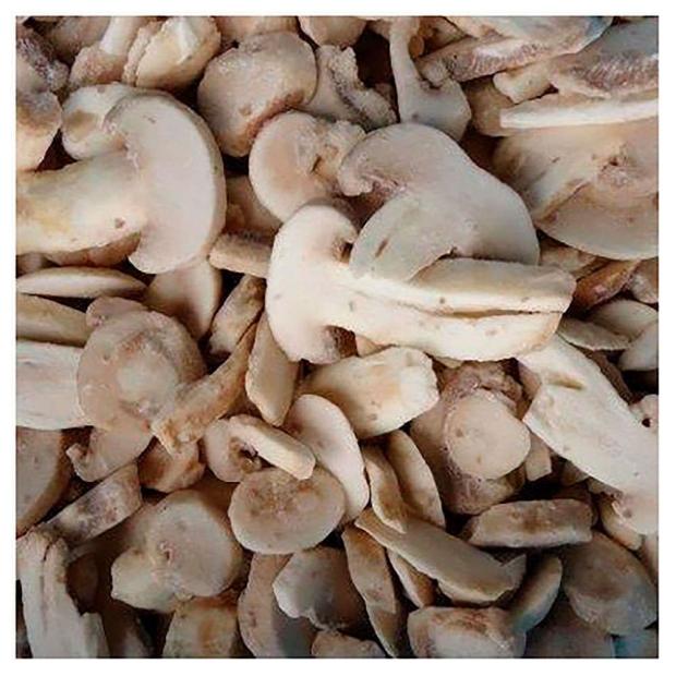 Шампиньоны резаные замороженные вес 173₽