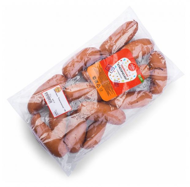 

Сардельки «Кудряшовский Мясокомбинат» Классические (0,8-1,2 кг), 1 упаковка ~ 1 кг