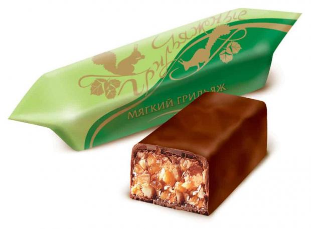 Конфеты Красный Октябрь грильяжные мягкий вес 392₽