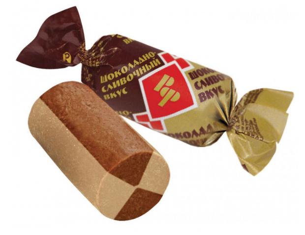 Конфеты Рот Фронт батончики шоколадно-сливочные вес 259₽
