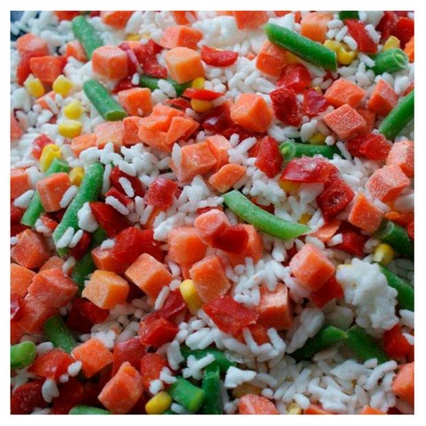 Смесь овощная Рисовая для жарки замороженная вес 186₽