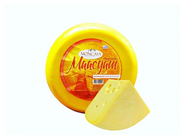 

Сыр полутвердый Moncasa Gourmet Маасдам 48%, вес