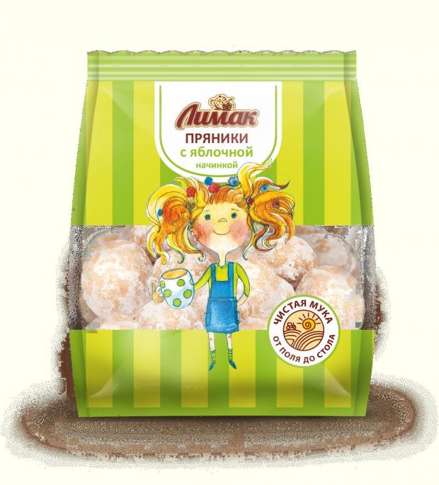 

Пряники «Лимак» с яблочной начинкой, 250 г