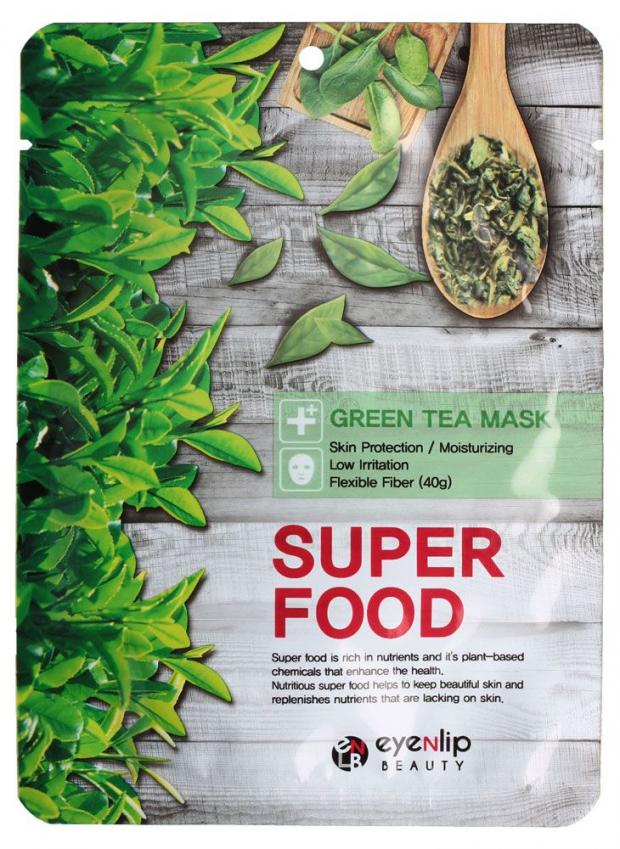 

Маска для лица Eyenlip Green tea mask тканевая, 23 мл
