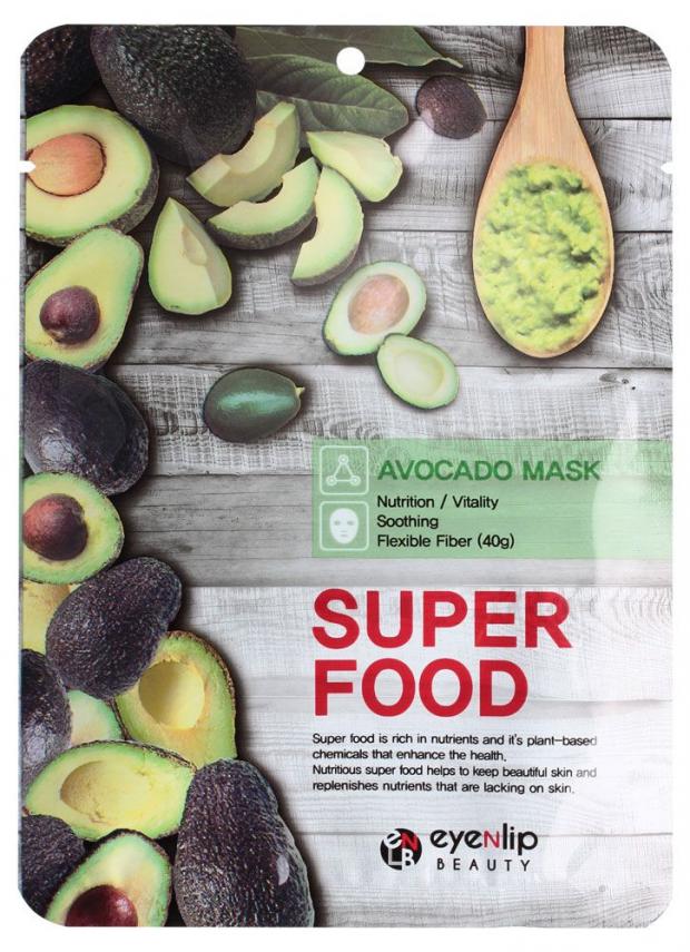 

Маска для лица Eyenlip Avokado mask тканевая, 23 мл