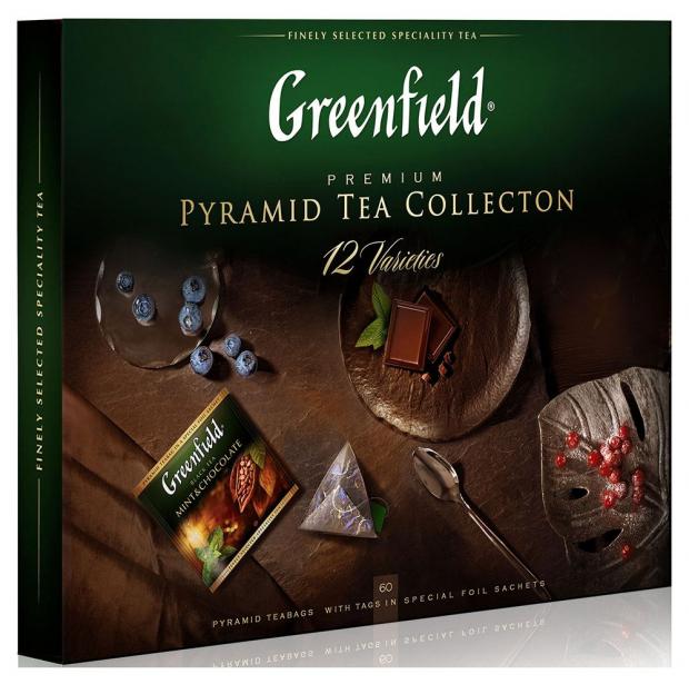 

Подарочный набор Greenfield Pyramid Tea Collection, 60 шт