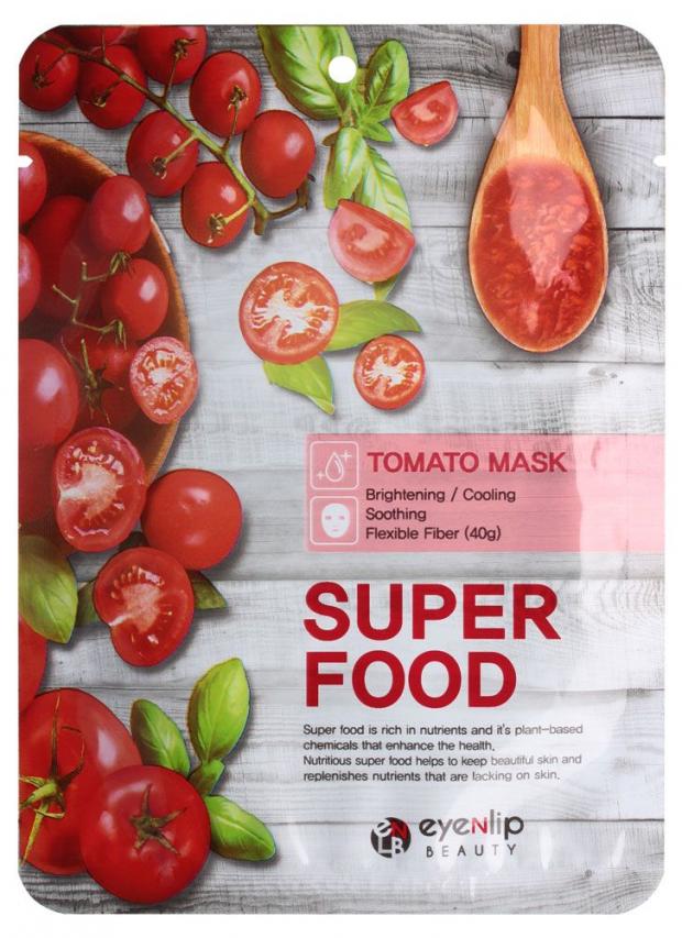 

Маска для лица Eyenlip Tomato mask тканевая, 23 мл