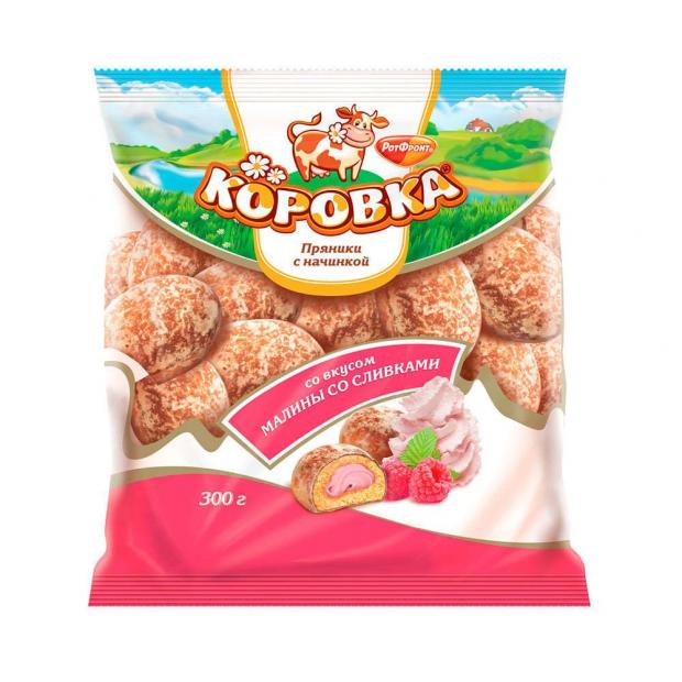 

Пряники с начинкой «Коровка» со вкусом малины со сливками, 300 г