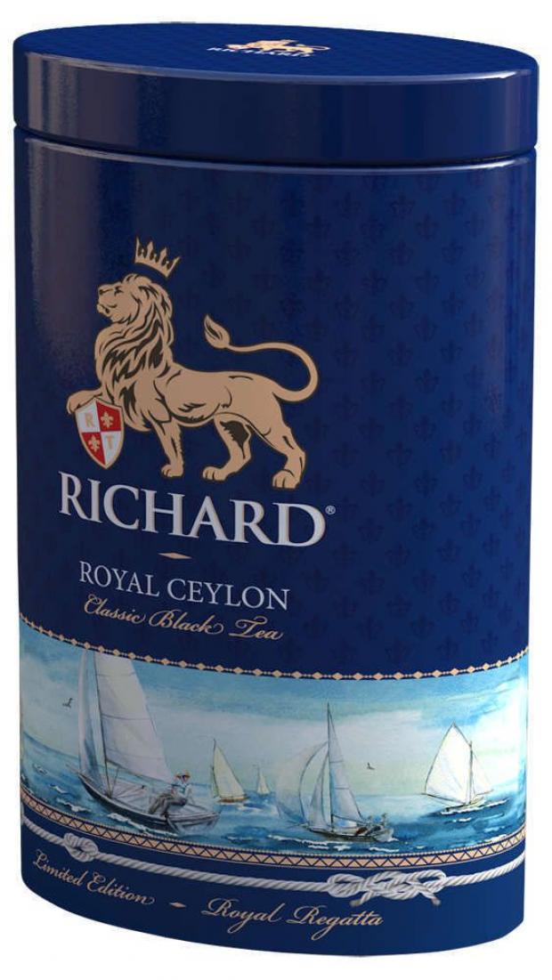 Чай черный Richard Royal Ceylon крупнолистовой 80 г 496₽