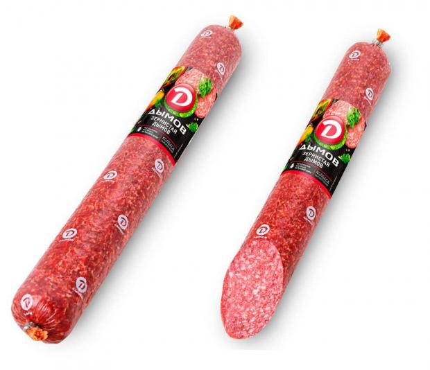 Колбаса сырокопченая Дымов Зернистая ГОСТ 05-08 кг 1 упаковка 06 кг 1103₽