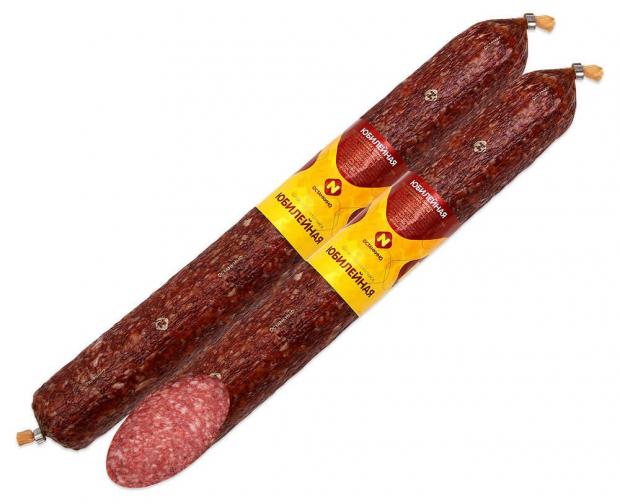 Колбаса сырокопченая Останкино Юбилейная 04-07 кг 1 упаковка 05 кг 742₽