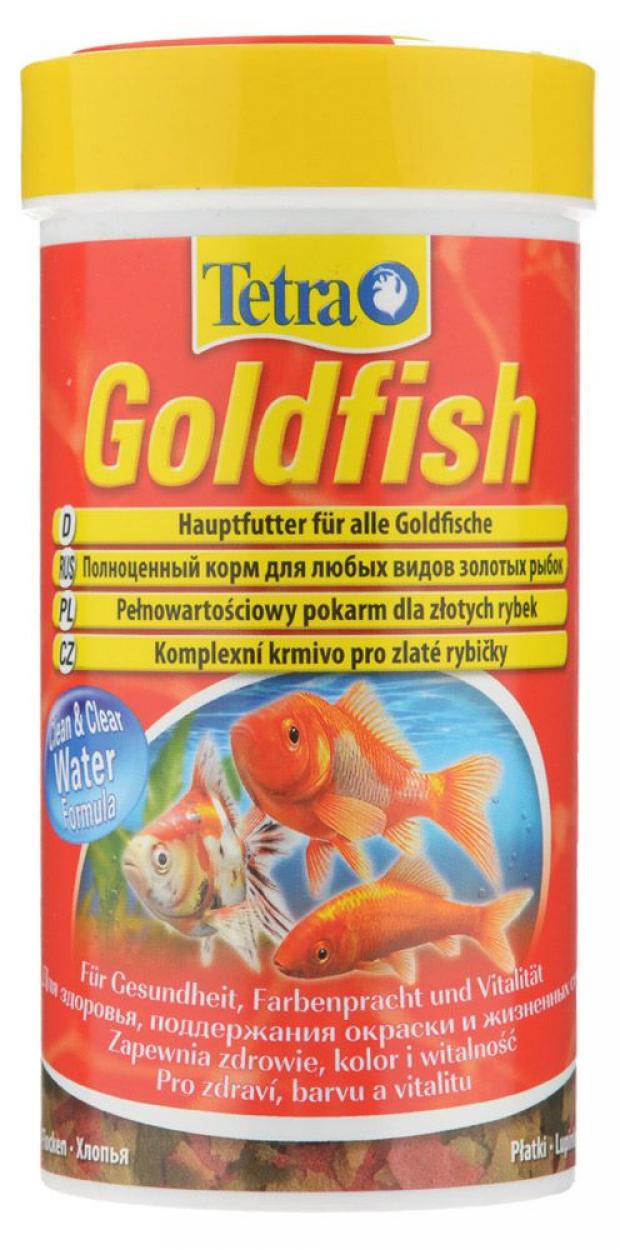 Корм для золотых рыбок Tetra Goldfish хлопья, 250 мл