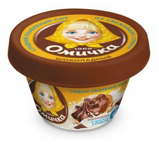 Сыр плавленый «Омичка» Шоколад сладкий 30%, 80 г