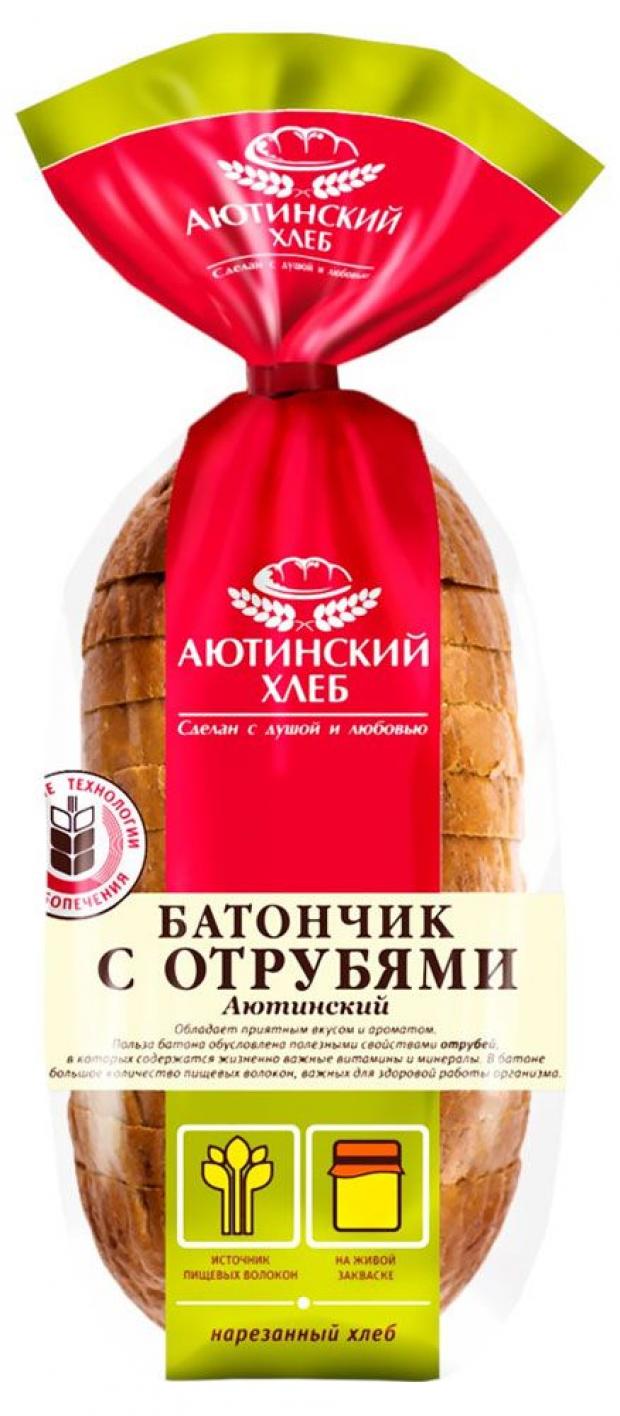 

Батончик пшеничный «Аютинский хлеб» с отрубями нарезка, 210 г