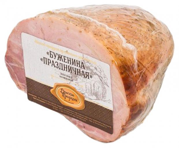

Буженина «Донские Традиции» Праздничная (0,5-0,8 кг) , 1 упаковка ~ 0,6 кг