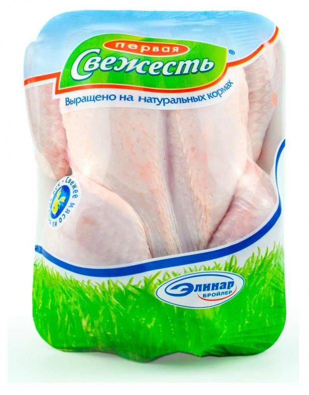 Цыплята бройлеры «Первая свежесть» 1 категории охлажденные (1,4 - 1,7 кг), 1 упаковка ~ 1,5 кг