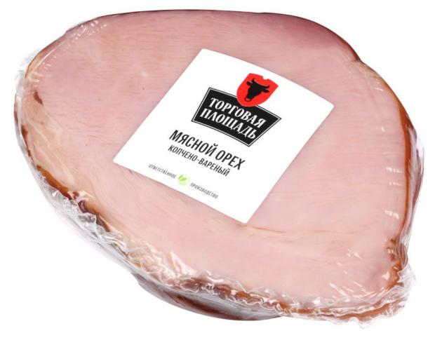 

Мясной орех копчено-вареный «Торговая площадь» (0,3-0,6 кг) , 1 упаковка ~ 0,4 кг