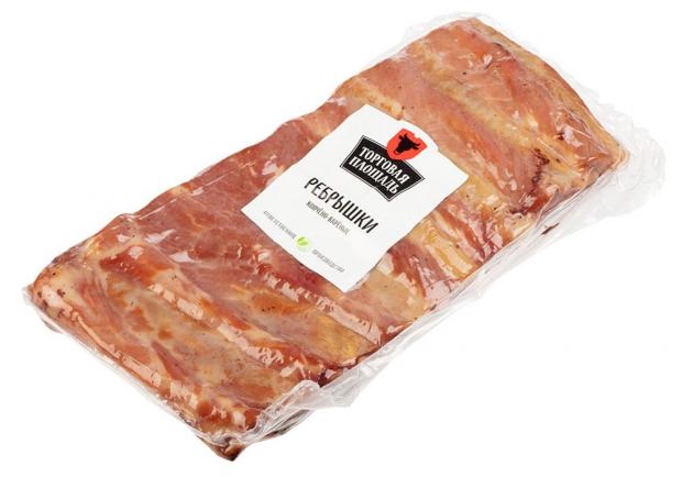 

Ребрышки варено-копченые «Торговая площадь» (0,4-0,7 кг) , 1 упаковка ~ 0,5 кг