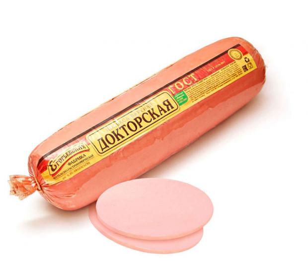 Колбаса вареная Егорьевская Докторская 15-22 кг 1 упаковка 2 кг 425₽