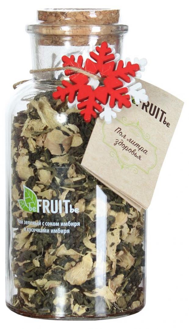 

Чай зеленый beFRUITbe с кусочками и соком имбиря, 130 г