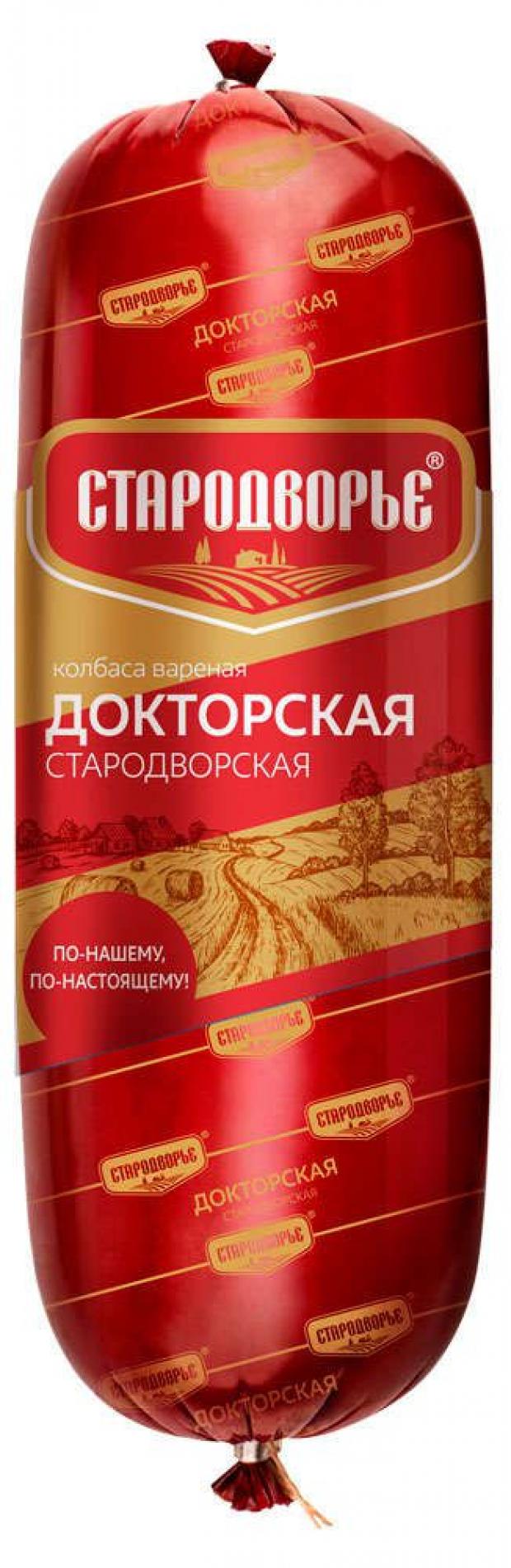 Колбаса вареная Стародворье Докторская Стародворская 09-15 кг 1 упаковка 13 кг 370₽
