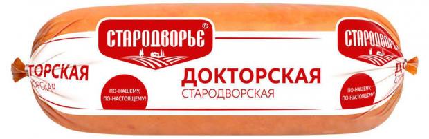 Колбаса вареная Стародворье Докторская Стародворская 09-15 кг 1 упаковка 13 кг 435₽