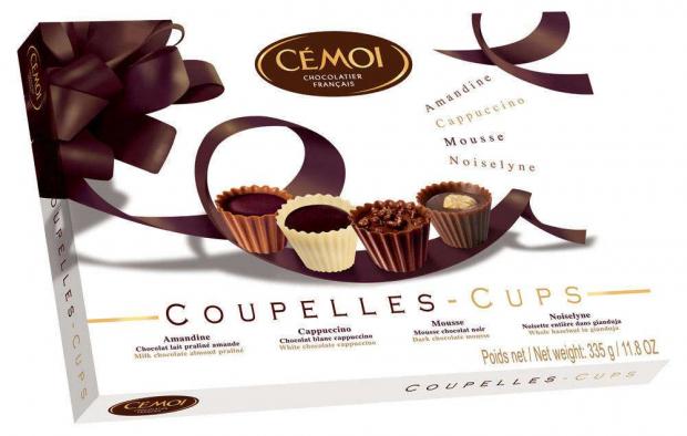

Набор конфет CEMOI FINEST CHOCOLATE CUPS Чашечки ассорти, 335 г