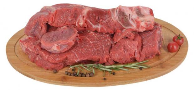 Шейная часть АШАН говяжья на кости охлаждённая 07-1 кг 1 упаковка  08 кг 522₽