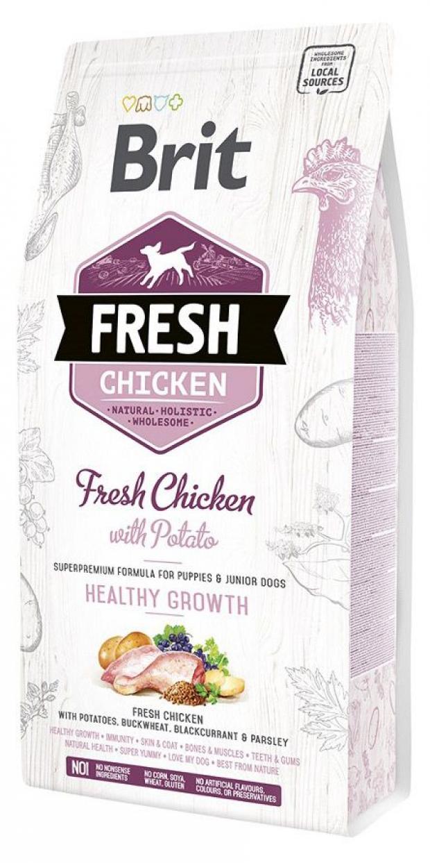 

Сухой корм для щенков Brit Fresh курица и картофель, 2,5 кг