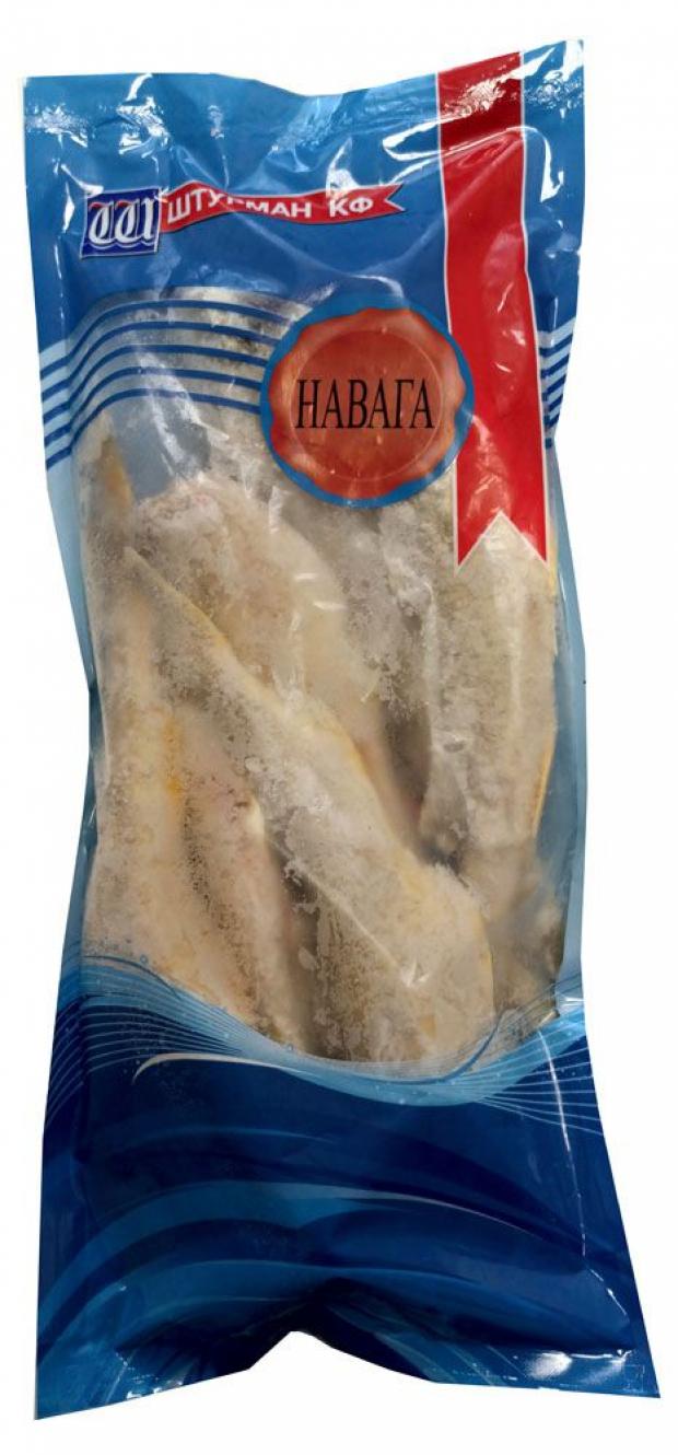 Навага «Штурман КФ» потрошеная замороженная (0,8-1,2 кг), 1 упаковка ~ 1 кг