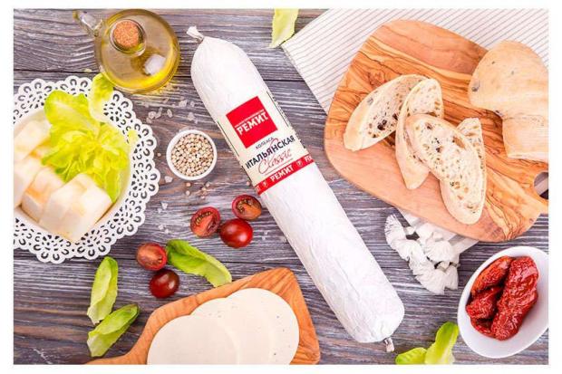 Колбаса сырокопченая Ремит Итальянская 06-1 кг 1 упаковка 08 кг 1151₽