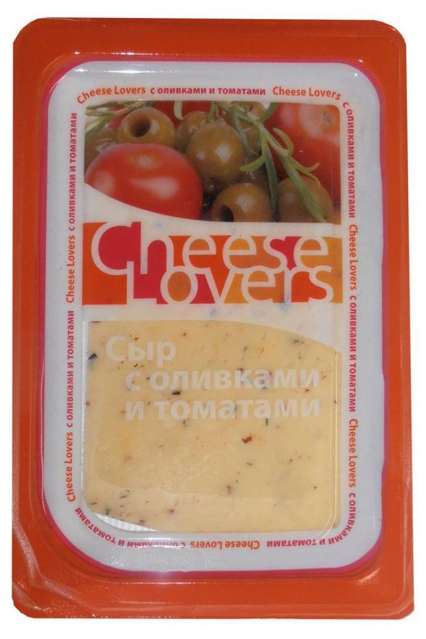 Сыр полутвердый Cheese Lovers с оливками и томатами 50 вес 1069₽