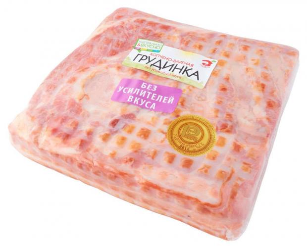 Грудинка копчено-вареная Мясной Дом Бородина 08-12 кг 1 упаковка 1 кг 1025₽