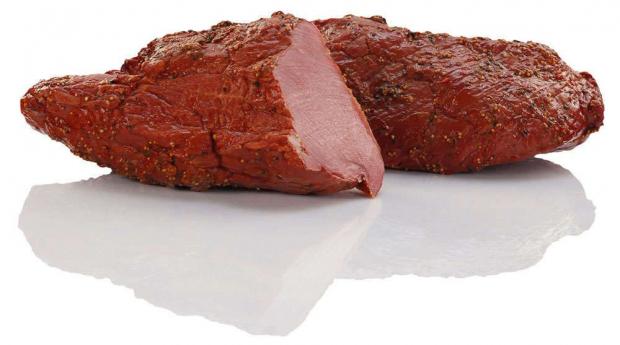 

Вырезка копчено-запеченная «Малаховский мясокомбинат» Говяжья Столичная (1,2-1,8 кг), 1 упаковка ~ 1,6 кг