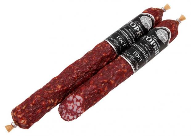 Колбаса сырокопченая Ближние Горки Брауншвейгская ГОСТ 04-07 кг 1 упаковка 05 кг 1587₽