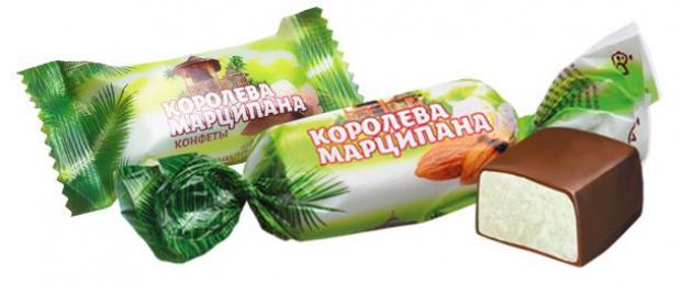 

Конфеты «Сладуница» Королева марципана, вес