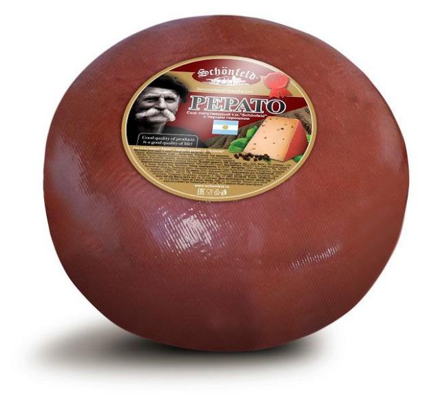 

Сыр твердый Schonfeld Pepato с перцем горошком 50%, вес