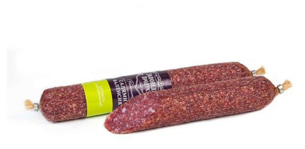 Колбаса сыровяленая Заповедные продукты Салями Валенсия 04-07 кг 1 упаковка 05 кг 967₽