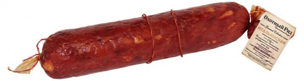 Колбаса варено-копченая Микоян Итальянская вяленая 08-12 кг 1 упаковка 1 кг 1013₽